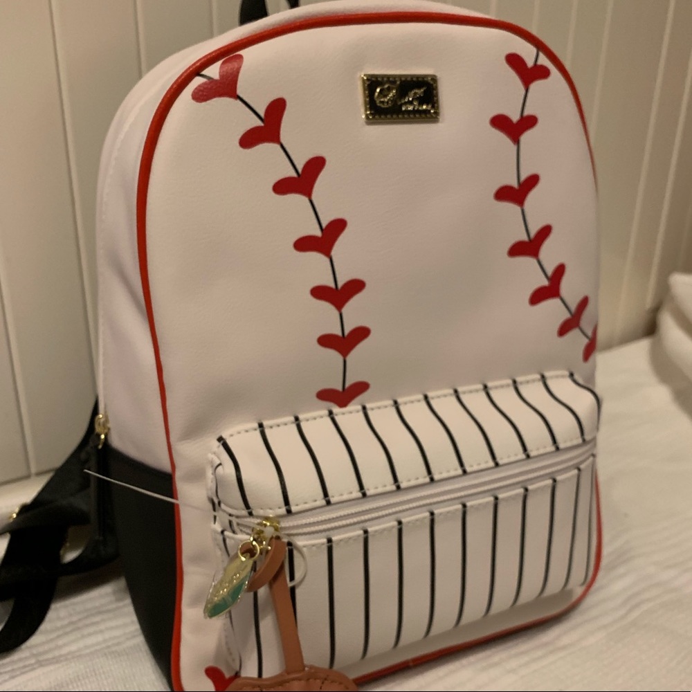 Betsey Johnson Baseball Backpack